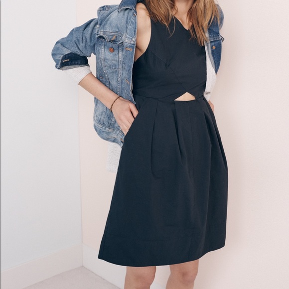 Madewell Dresses & Skirts - NWT Madewell Black Cutout Dress